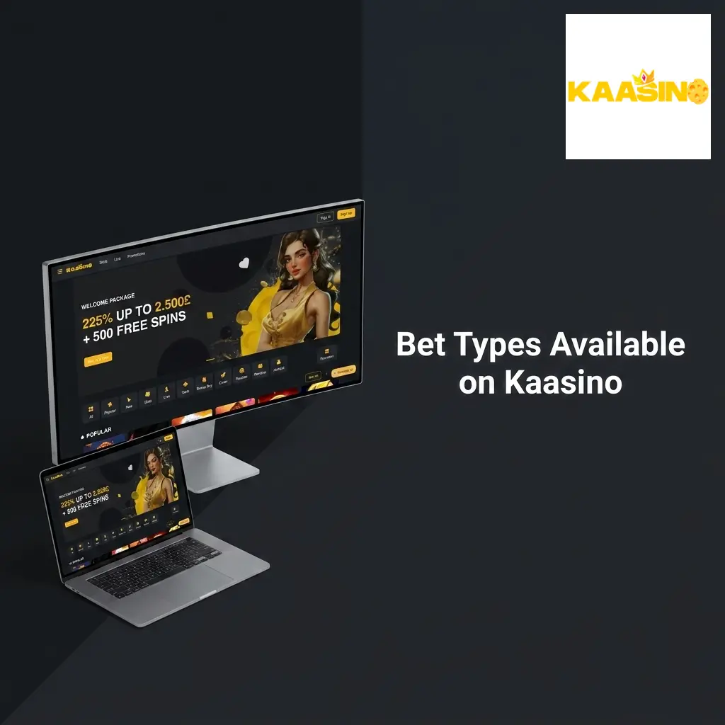 Single, Express, and System bet types available on Kaasino for sports and esports betting markets