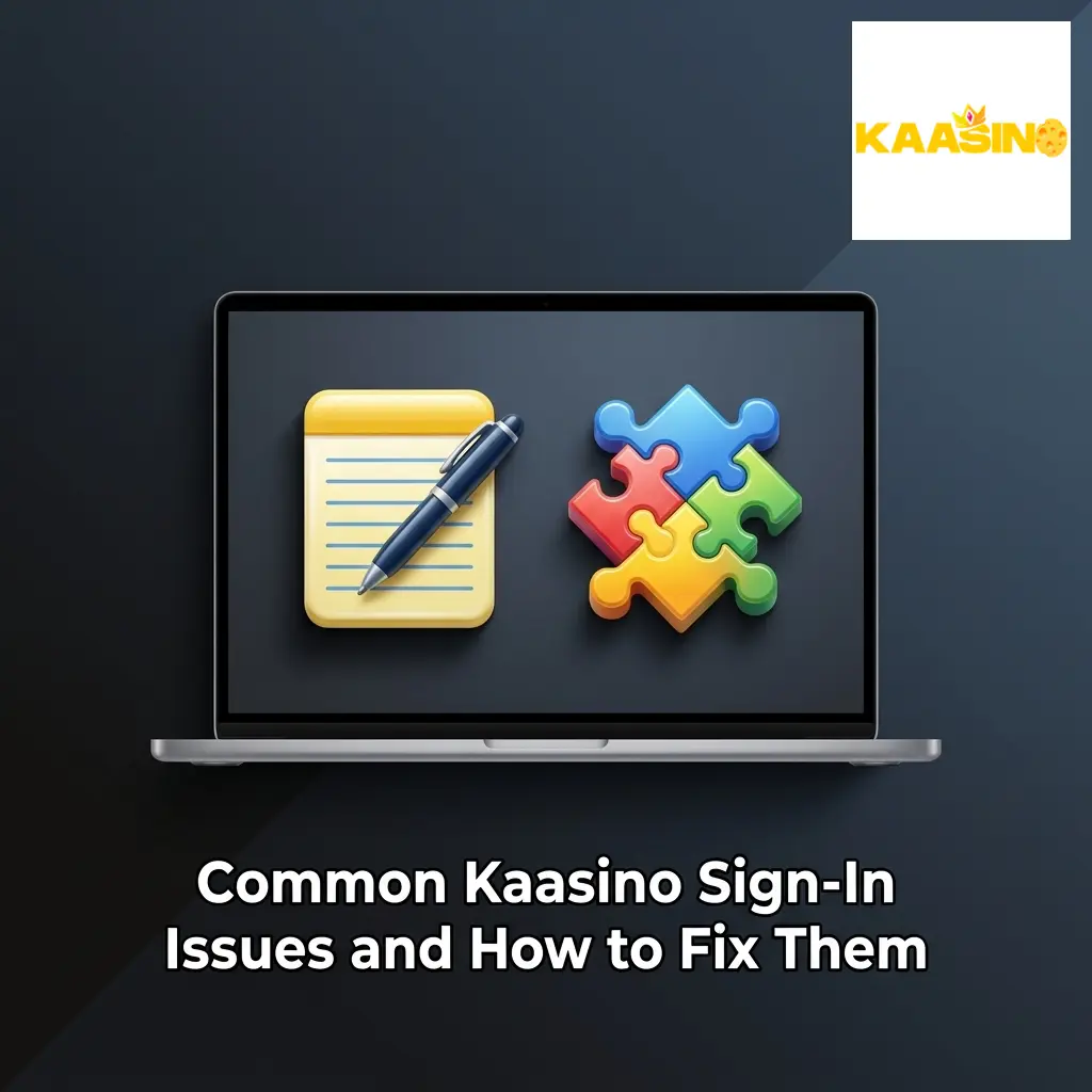 Kaasino login troubleshooting guide showing common sign-in issues and step-by-step solutions for password and access problems