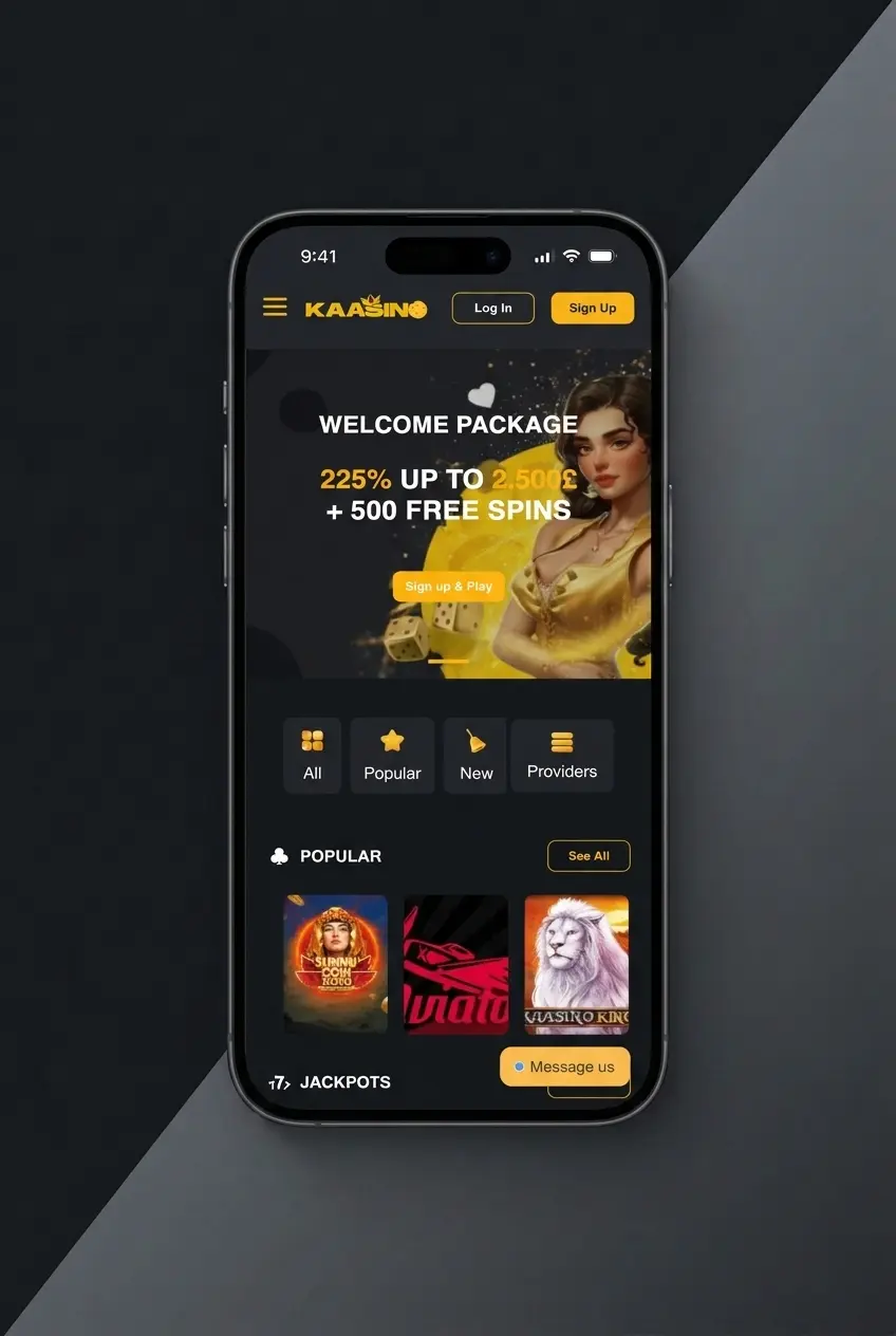 Step-by-step guide to claiming a Kaasino bonus in the UK, covering registration, deposit, promo code entry, and activation