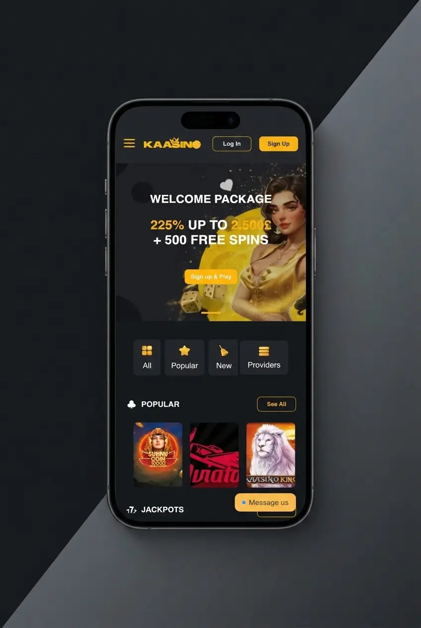 Step-by-step guide to claiming a Kaasino bonus in the UK, covering registration, deposit, promo code entry, and bonus credit.
