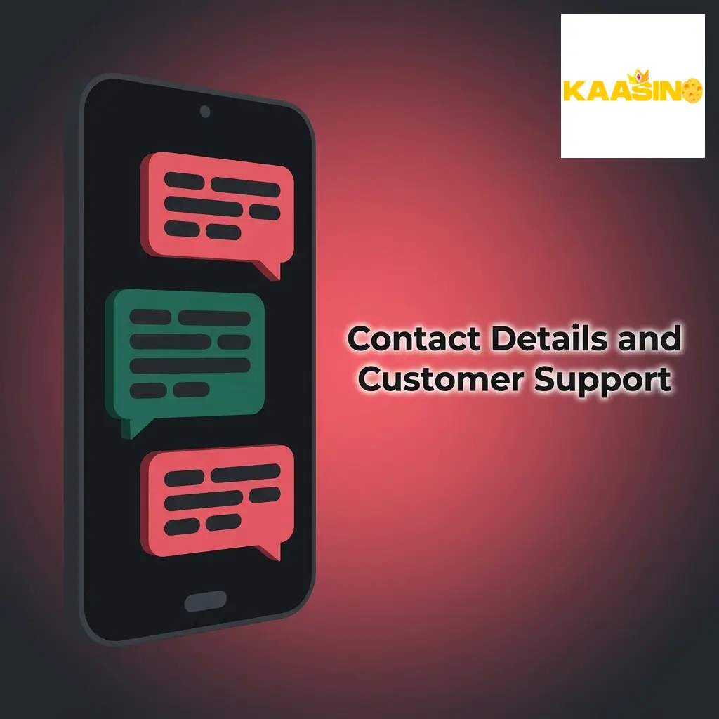 Kaasino customer support channels including live chat, email, and FAQ help centre for UK players