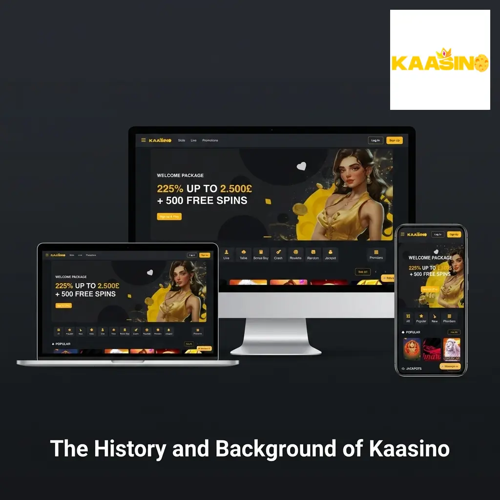 Kaasino online casino logo and branding representing the 2024-founded platform operated by Rabidi N.V. in Curaçao